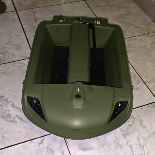 Green fishing bait boat - green,